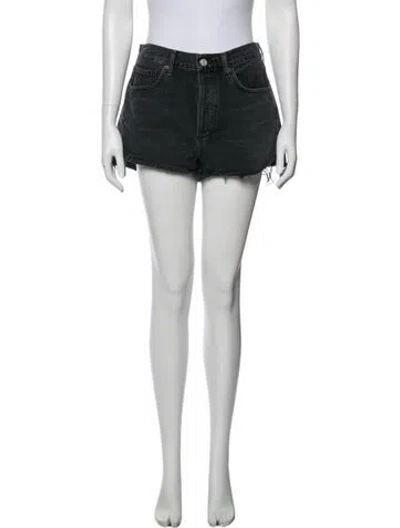 Pre-owned Agolde Mini Shorts In White