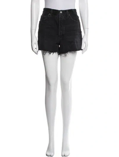 Pre-owned Agolde Mini Shorts In White