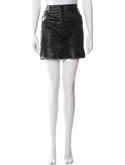 Pre-owned Agolde Mini Skirt In White