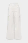 Agolde Minka Cargo In Milkshake