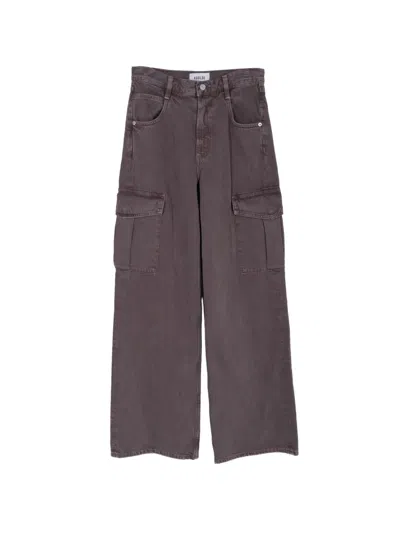 Agolde Minka Cargo Pants In Purple