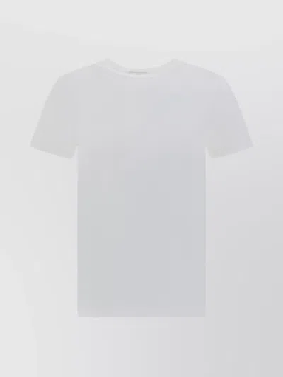 Agolde Monochrome Crew Neck T-shirt In White