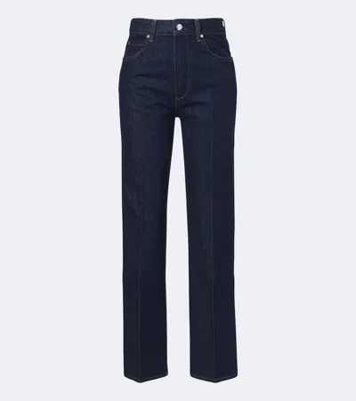 Agolde Morgan Straight Jeans In Blue
