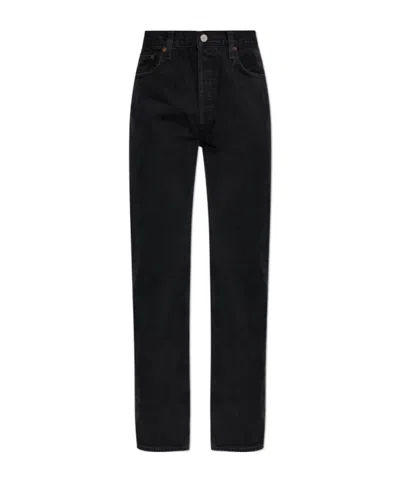 Agolde Multi-pocket Jeans In Animal Print