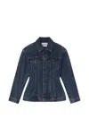 Agolde Myra Structured Denim Jacket In Blue
