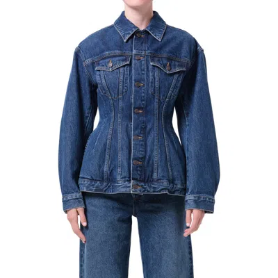 AGOLDE AGOLDE MYRA STRUCTURED DENIM JACKET