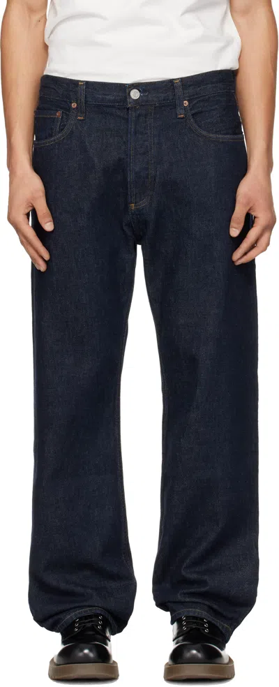 Agolde Magnus Regular Fit Jeans In Rinse Black In Blue