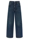 Agolde Five-pocket Denim Trousers In Blue