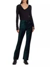 Agolde Nico Hi Rise Boot-cut Jeans In Velvet In Black