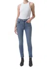 Agolde Nico High Rise Slim Fit Jeans In Blame In Multi