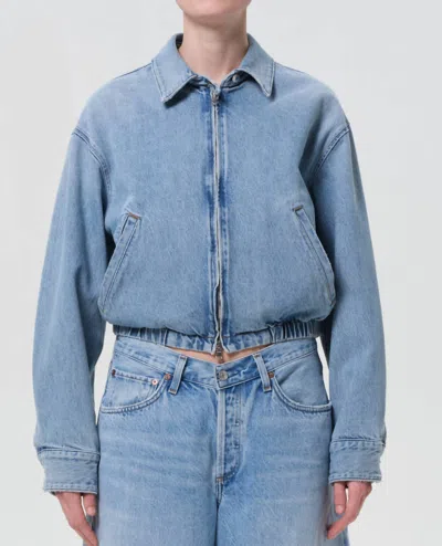 AGOLDE NILE JACKET IN SPACE