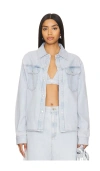 Agolde S Denim Shirt In 气球蓝