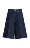 Agolde Nolan Organic Denim Shorts In Dark Wash