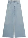 Agolde Nolan High-rise Wide-leg Jeans In Blue
