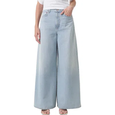 Agolde Nolan High Waist Wide Leg Jeans In Encounter
