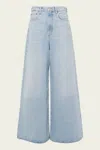 Agolde Ren Distressed Wide-leg Jeans