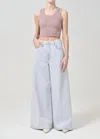 Agolde Nolan High Waist Wide Leg Jeans In Multi