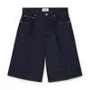 Agolde Nolan Organic Denim Shorts In Pure