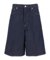Agolde Nolan Organic Denim Shorts In Black