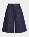 Agolde Nolan Organic Denim Shorts In Pure