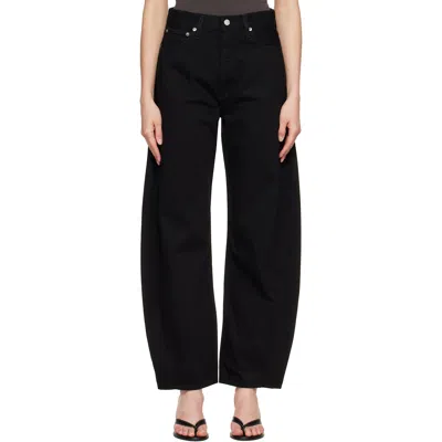 Agolde Non-stretch Jeans In Black