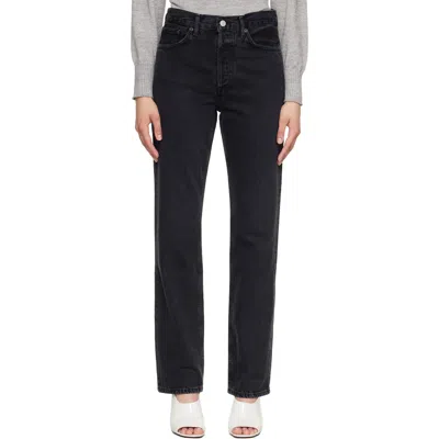 Agolde Non-stretch Jeans In Black