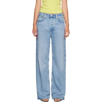 Agolde Non-stretch Loose-fit Jeans In Blue