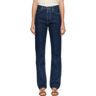 AGOLDE NON-STRETCH STRAIGHT-LEG JEANS