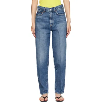 Agolde Non-stretch Straight-leg Jeans In Multi