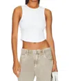 Agolde Nova Tank Top In White In White