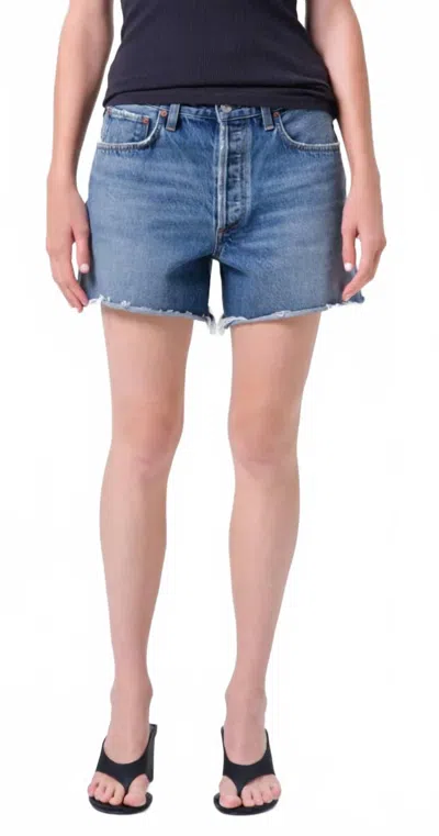 Agolde Nye Shorts In Bounty In Blue
