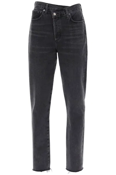 AGOLDE OFFSET WAISTBAND JEANS