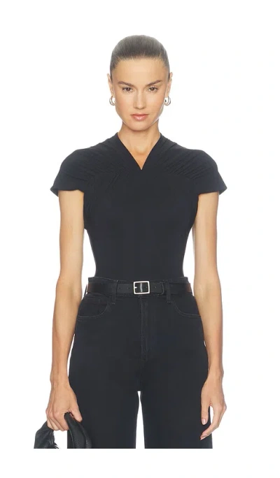 Agolde Olympia Bodysuit In Black