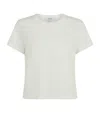 Agolde Organic Cotton Adine Shrunken T-shirt In White