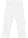 Agolde White Jeans In Regenerated Denim In White