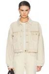 Agolde Palmer Jacket In Neutral
