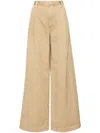 Agolde Daryl Wide Leg Pants In Basket In Basket Beige