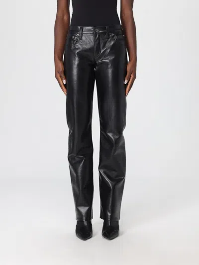 AGOLDE PANTS AGOLDE WOMAN COLOR BLACK 1,H55625214