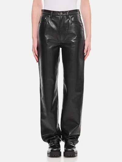 AGOLDE PANTS AGOLDE WOMAN COLOR BLACK,G55517002
