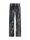 Agolde Slim Detox Pants In Black