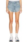 Agolde Parker Denim Shorts In Animate