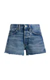 Agolde Parker Denim Shorts In Blue