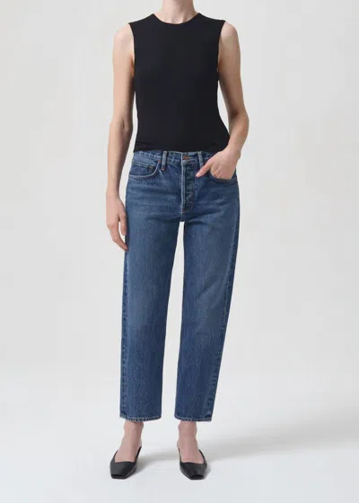 Agolde Parker Easy Straight Jean In Placebo