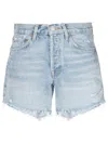 Agolde Mila Vintage High Rise Short In Hazard In 蓝色