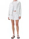 Agolde Parker Long Short In Dough In Multi
