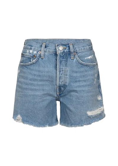 Agolde Parker Long Short Swapmeet In Multi