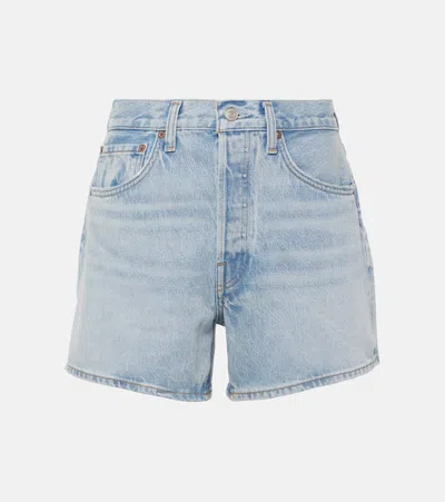 AGOLDE PARKER MID-RISE DENIM SHORTS