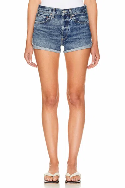 Agolde Parker Short In Blue