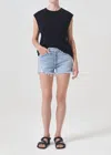 Agolde Parker Vintage Cut Off Short In Swapmeet In Multi