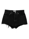 Agolde Vintage Cut-off Short Parker In 黑色